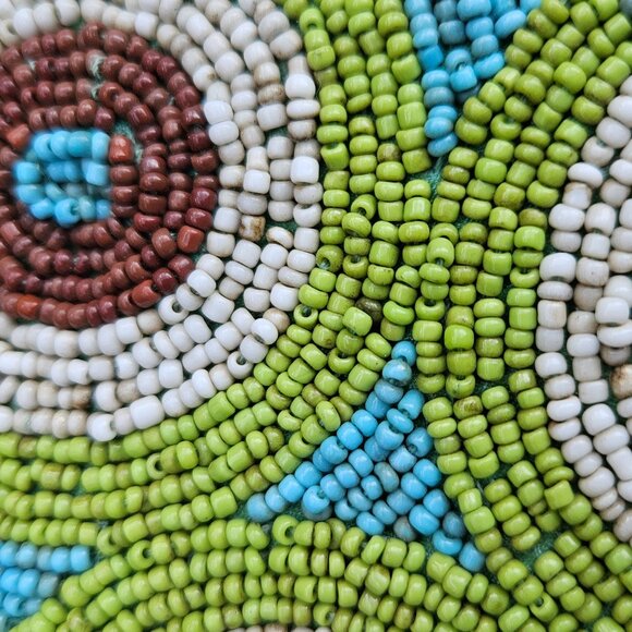 Hand Beaded Mini Coin Purse - Wallet - Picture 5 of 5